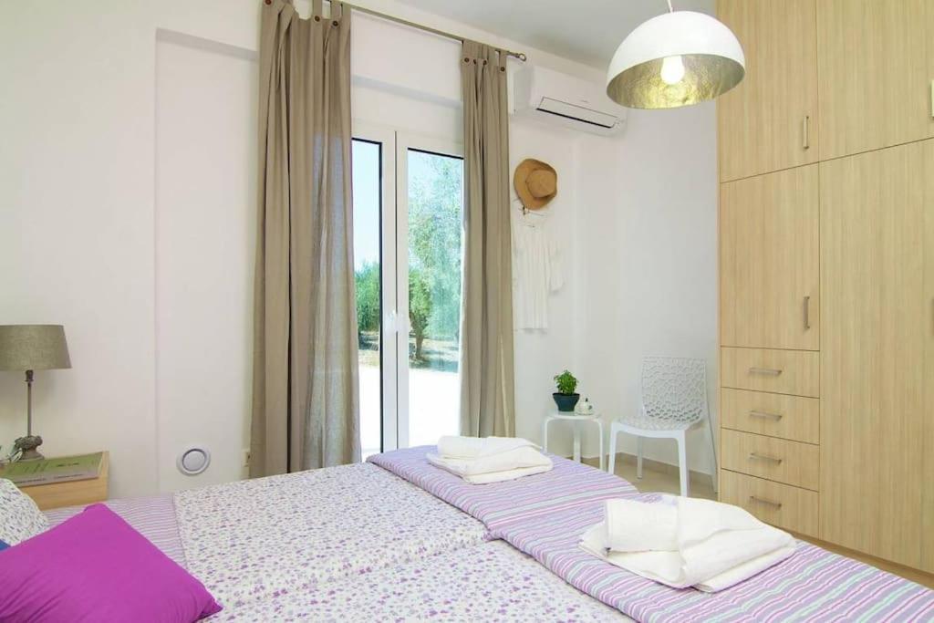 Villa Aada - Moderne Komfortvilla Mit Eigenem Pool Loutra Dış mekan fotoğraf